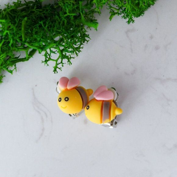 Clip on poly clay studs bundle 2 - Picture 11 of 12